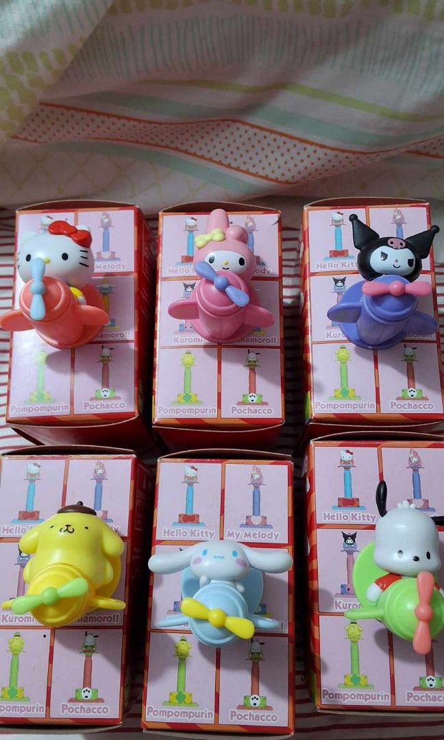 Jollibee sanrio wheel (Category: Character Goods) located in Santa Rosa. Submitted by kimsanayah (Listing ID 1356455704, Image 1). Description: 900 per set available sets all 6 characters - 3 sets available hello kitty my melody kuromi cinnamoroll pochacco pompompurin all cinnamoroll- 1 set available loc : laguna can do shipping and meetups mod: jnt, sco, lalamove , flash mop: gcash.