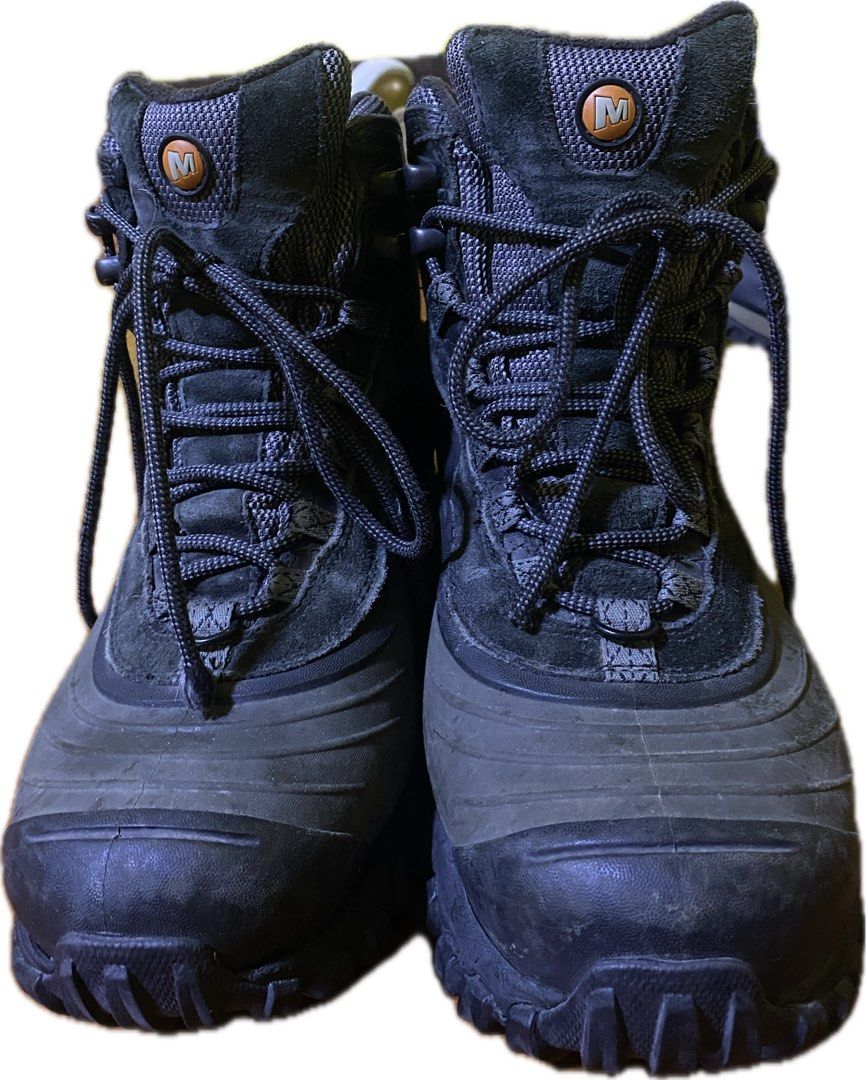 Merrell SnowMotion 8 Waterproof Black boots Polartec (Category: Boots) located in Las Pinas. Submitted by ppixshe (Listing ID 1356561618, Image 2). Description: SIZE US 10/ UK 9.5/ EUR 44 📍LAS PIÑAS CITY, METRO MANILA message to buy .