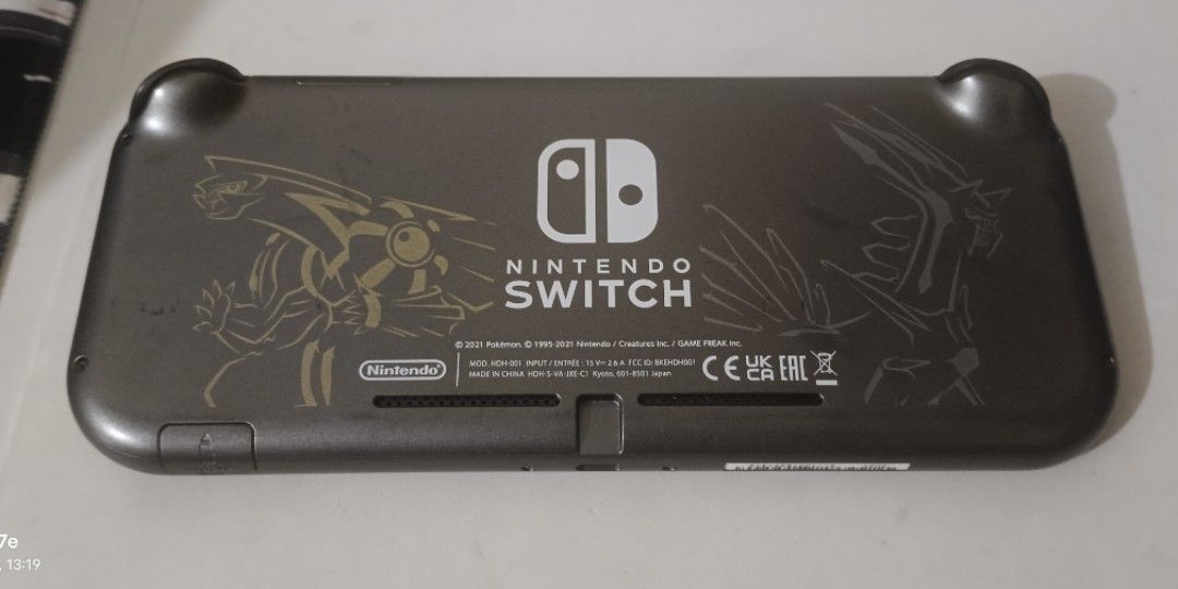 Nintendo Switch Lite - Pokemon Dialga & Palkia Edition (Category: Nintendo) located in Quezon City. Submitted by lapras30 (Listing ID 1356477602, Image 2). Description: Nintendo Switch Lite Special Edition - Pokemon Dialga & Palkia unit and charger only. RFS: upgraded to OLED model.