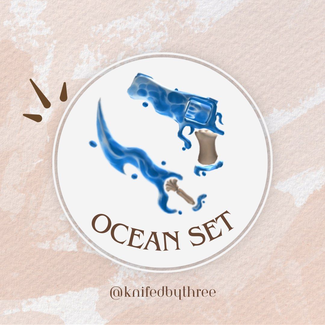 OCEAN SET ROBLOX MM2 (Category: In-Game Products) located in Manila. Submitted by knifedbythree (Listing ID 1356608769, Image 1). Description: How to Order? Step 1: Item Listing; kindly send me the item/s you’re looking for. Step 2: Pricing agreement; once we both come into terms of the item’s price, send the payment. Step 3: Trade Transaction; after receiving the payment, kindly drop your username. I will send you a friend request and join you t