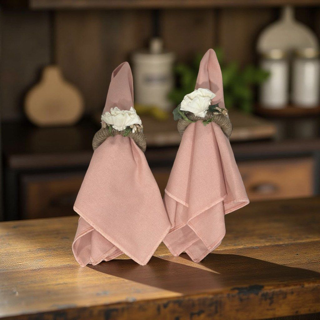 Peach table runner set65074414149506113