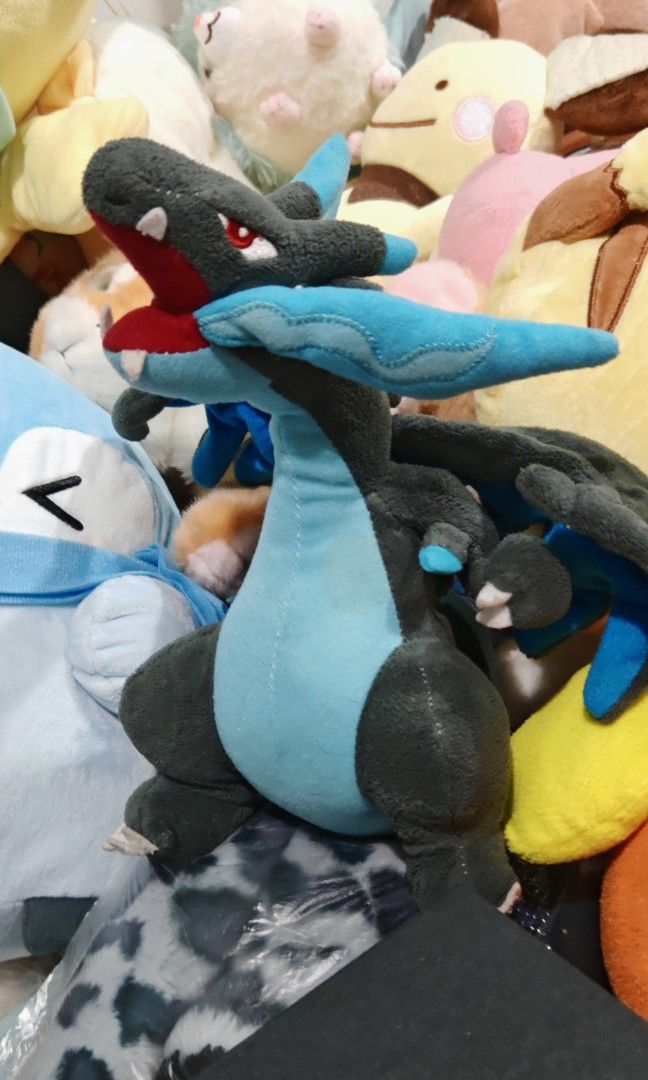 Pokemon Mega Charizard Medium Plush (Category: Plushies & Soft Toys) located in Binan City. Submitted by anime_finds (Listing ID 1356479670, Image 1). Description: 🌸 On hand 🌸 Good condition.