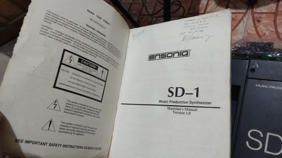 Rare Ensoniq SD-1 Synthesizer Keyboard (Category: Musical Instruments) located in Rizal. Submitted by johnics1123 (Listing ID 1356586690, Image 3). Description: PLEASE READ FIRST This keyboard is part of my mini synths collection its been sitting for a while roughly 3 years before it was perfectly working, when i try it now it powers on but the fuse 3 & 4 sa power supply board keeps popping, for now for sale muna habang wala pang time ipagawa. On
