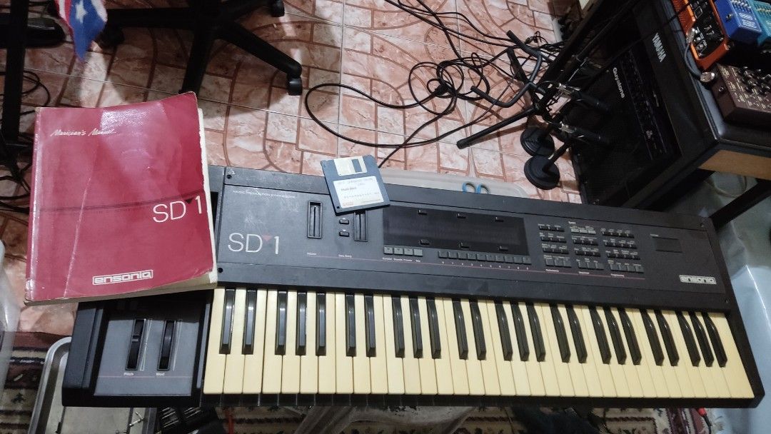 Rare Ensoniq SD-1 Synthesizer Keyboard (Category: Musical Instruments) located in Rizal. Submitted by johnics1123 (Listing ID 1356586690, Image 2). Description: PLEASE READ FIRST This keyboard is part of my mini synths collection its been sitting for a while roughly 3 years before it was perfectly working, when i try it now it powers on but the fuse 3 & 4 sa power supply board keeps popping, for now for sale muna habang wala pang time ipagawa. On