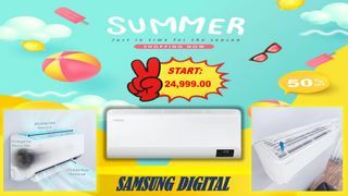 SAMSUNG DIGITAL INVERTER SPLIT TYPE AIRCON WITH FREE INSTALLATION - BRAND NEW