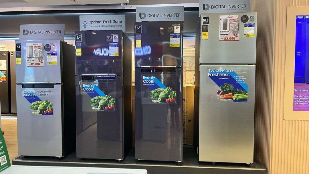 SAMSUNG TOP MOUNT INVERTER REFRIGERATOR (Category: Refrigerators and Freezers) located in Quezon City. Submitted by maryann.dimalanta (Listing ID 1356577674, Image 1). Description: SHARP TOP LOAD FULLY AUTOMATIC WASHING MACHINE ES-JN06A9 GY Cash: 9,200 ES-JN07A9 GY Cash: 10,200 ES-JN08A9 GY Cash: 13,000 ES-JNO9A9 GY Cash: 14,700 ES-JN105A9 Cash 16,900 ES-S95hp-GY Cash 14,900 Brand new and sealed with warranty and receipt 7 days replacement on fac
