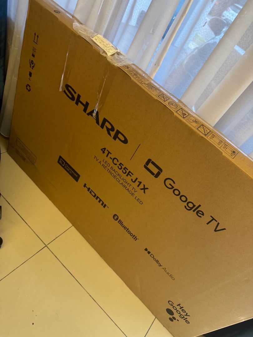 Sharp 4K UHD Google LED TV (55lnch) 4TC55FJ1X, TV & Home Appliances, TV ...