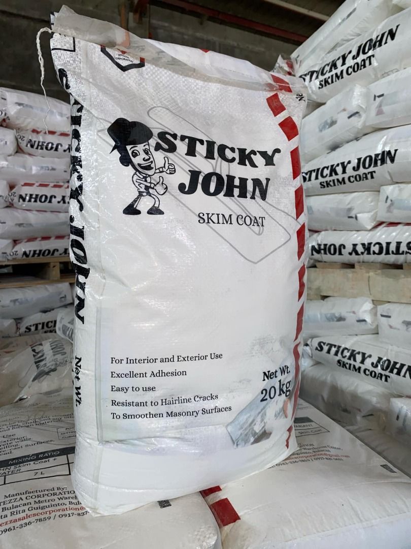 Sticky John (skim coat) (Category: Construction & Building Materials) located in Manila. Submitted by vitezzaconstructionand.supply (Listing ID 1356435419, Image 1). Description: .