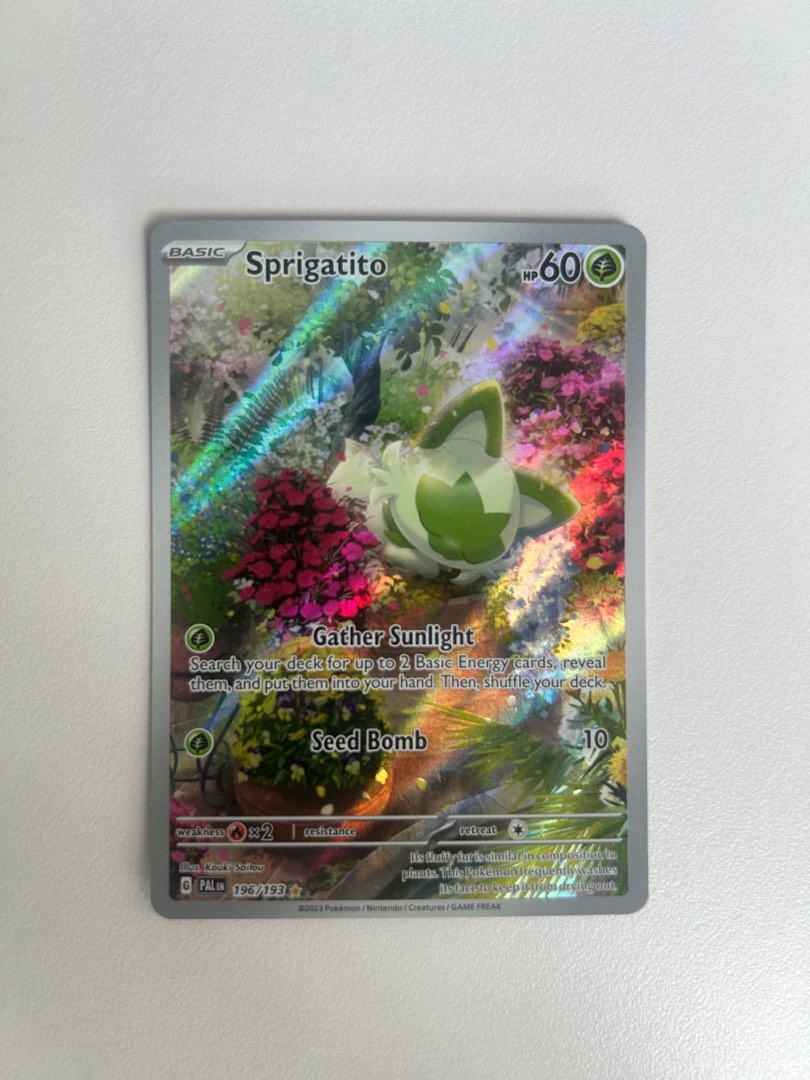 SV02: Paldea Evolved - Springatito 196/193 Illustration Rare, Hobbies ...