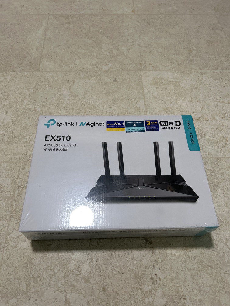 TP-Link - EX510 - AX3000 - WiFi 6 Router, Computers & Tech, Parts ...
