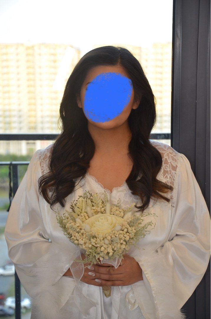 WEDDING BRIDAL ROBE FOR PLUS SIZE (Category: Sets or Coordinates) located in Meycauayan. Submitted by mykajoysum57833 (Listing ID 1356493023, Image 3). Description: Selling My Bridal Robe Used Once last Jan. 27, 2025 (1 oras ko lang sinuot) 📌RFS: Served its purpose and No Storage 📌 If for Shipping, SF is c/o by the buyer. 📌 Payment first before shipping 📌No return/ No cancellation policy..