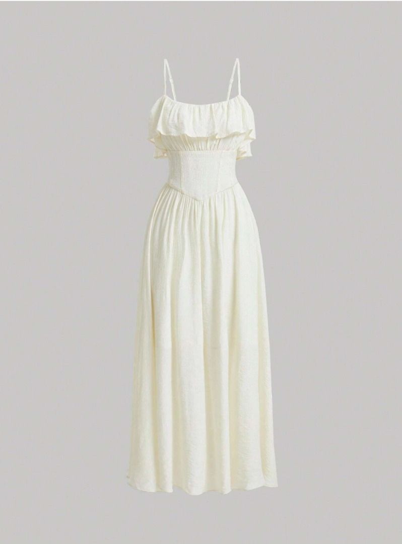 Yellow Ruffle Cami Dress (Category: Dresses) located in Manila. Submitted by declutterwithme101 (Listing ID 1356580740, Image 1). Description: Only used once. As good as new. No when worn photos :) Last price posted since I'm selling them already for a very cheap price pls dont as for a lower price hehe :) Shipping fee thru j&t within MM: 45 pesos.