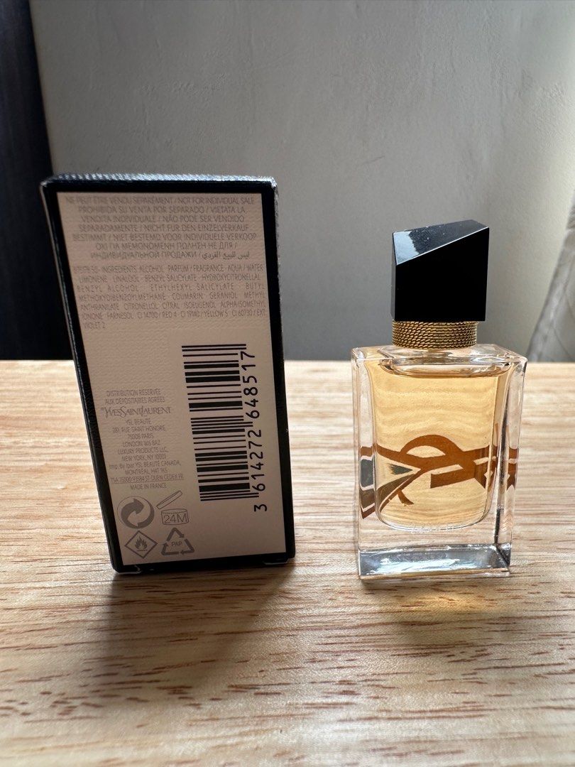 YSL Libre EDP MINI 7.5ml (dab type) (Category: Fragrance & Deodorants) located in Cebu City. Submitted by cebucitybased (Listing ID 1356567615, Image 3). Description: YSL Libre EDP MINI 7.5ml Dap type With box Bought directly from YSL abroad 1 piece only Please no haggling on this. This is a luxury product. Thank you.