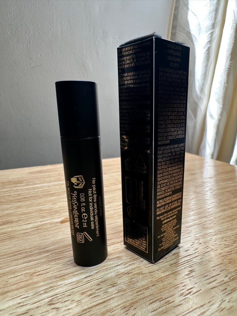 YSL MINI Lash Clash Mascara Volume Extreme 2ml (Category: Makeup) located in Cebu City. Submitted by cebucitybased (Listing ID 1356570050, Image 2). Description: YSL MINI Lash Clash Mascara Volume Extreme 2ml Bought directly from YSL abroad 1 piece only Please no haggling on this. This is a luxury product. Thank you.