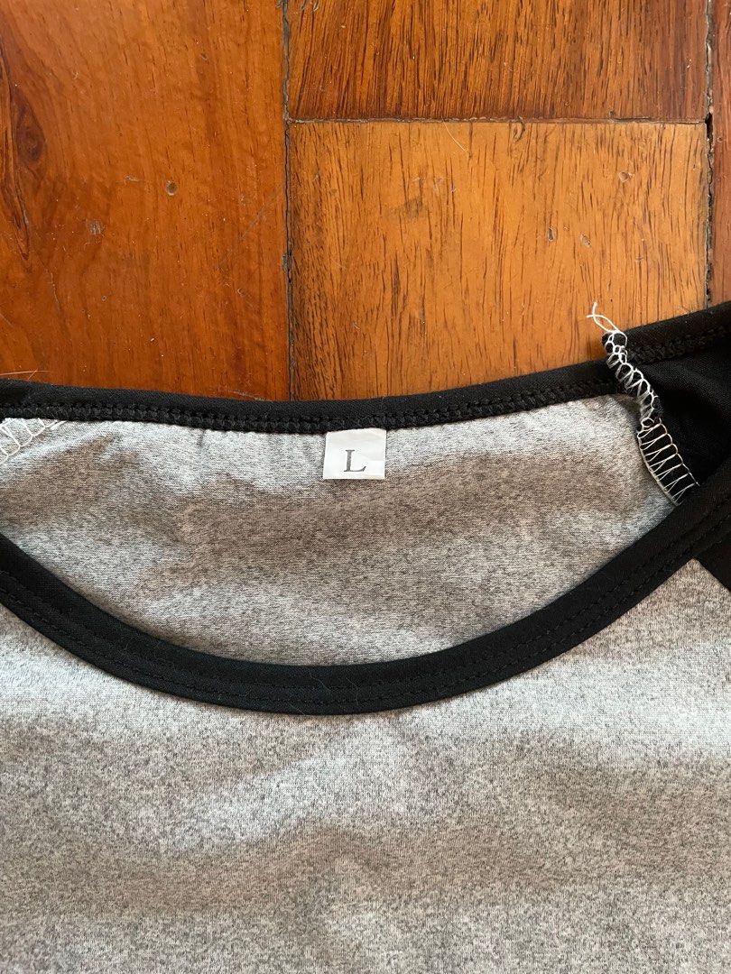 Black and Grey Crop top (Category: Shirts) located in Manila. Submitted by cloudymondi (Listing ID 1356702250, Image 2). Description: .