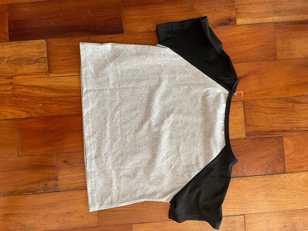 Black and Grey Crop top (Category: Shirts) located in Manila. Submitted by cloudymondi (Listing ID 1356702250, Image 3). Description: .