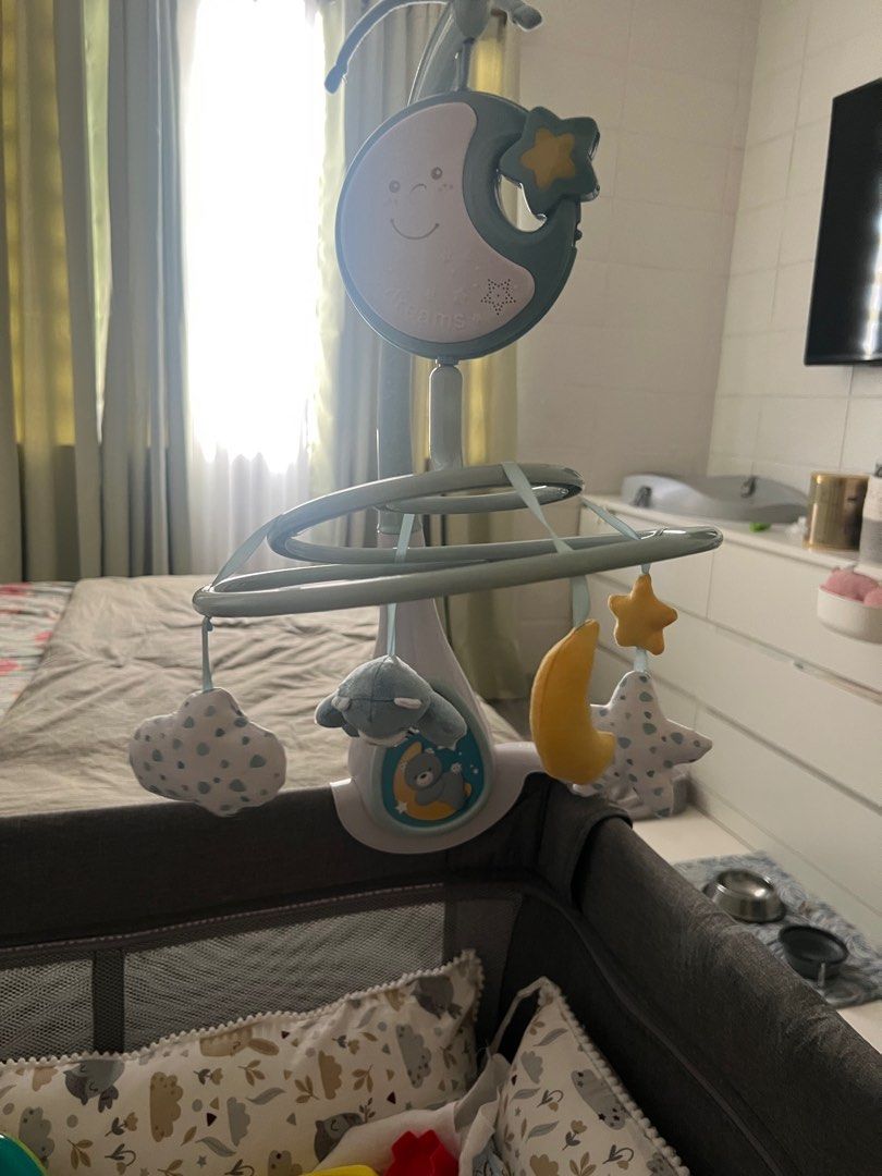 Chicco Crib Mobile Baby Boy (Category: Nursery Lighting & Decor) located in Marikina City. Submitted by caseykace (Listing ID 1356742455, Image 2). Description: Purchased for 2.6k used for a month. Needs batteries for music, and working perfectly. Selling cheap. Pick up in Marikina .
