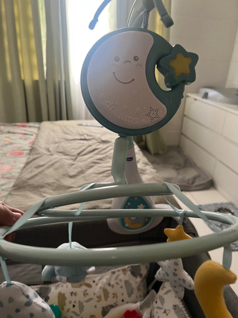 Chicco Crib Mobile Baby Boy (Category: Nursery Lighting & Decor) located in Marikina City. Submitted by caseykace (Listing ID 1356742455, Image 3). Description: Purchased for 2.6k used for a month. Needs batteries for music, and working perfectly. Selling cheap. Pick up in Marikina .
