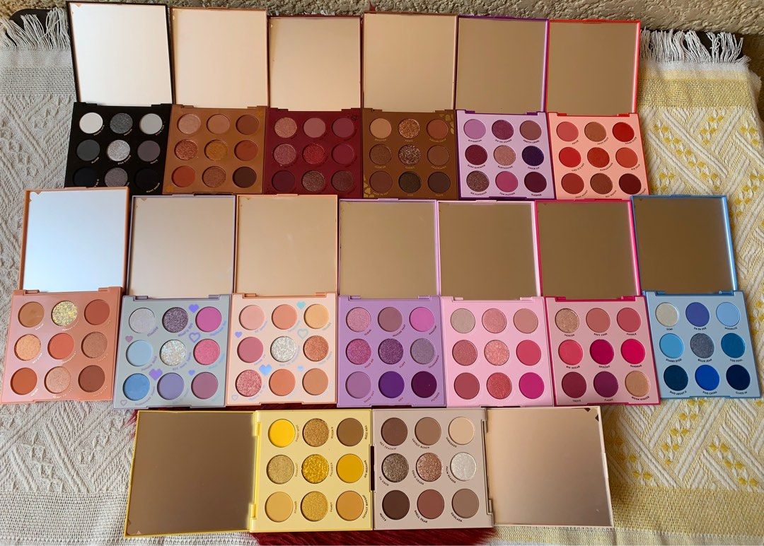 Colourpop Eyeshadow Palette (Category: Makeup) located in Quezon City. Submitted by jaianaapura (Listing ID 1356685966, Image 2). Description: Onhand/New Arrival 📍COLOURPOP EYESHADOW PALETTE ✨15 Collectible Eyeshadow Palette ✨Authenticity ✅ ✨Affordability ✅ ✨Direct Supplier Unahan nalang mga mima ko madalang lang to at mabilisan 👌Retailer,Wholesaler,Resellers are welcome ☺️ presyong abot kaya lang tayo mga mi. (See caption of each photo to see 