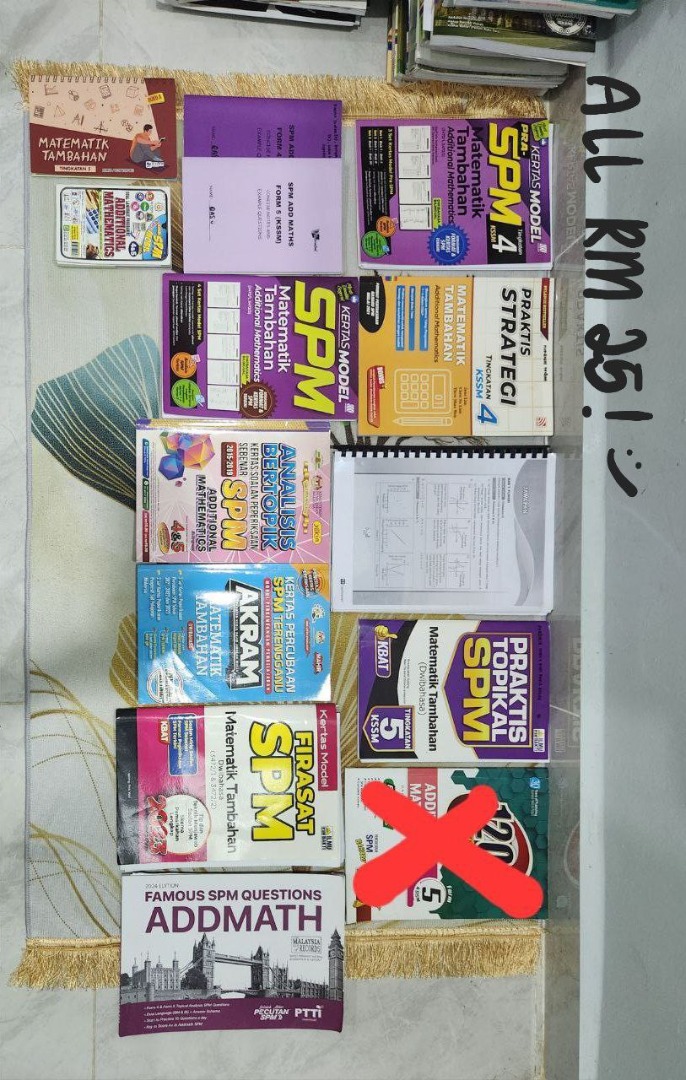 (COMBO) SPM ADDITIONAL MATHEMATICS BOOKS - FORM 4 & FORM 5 EDITION ...