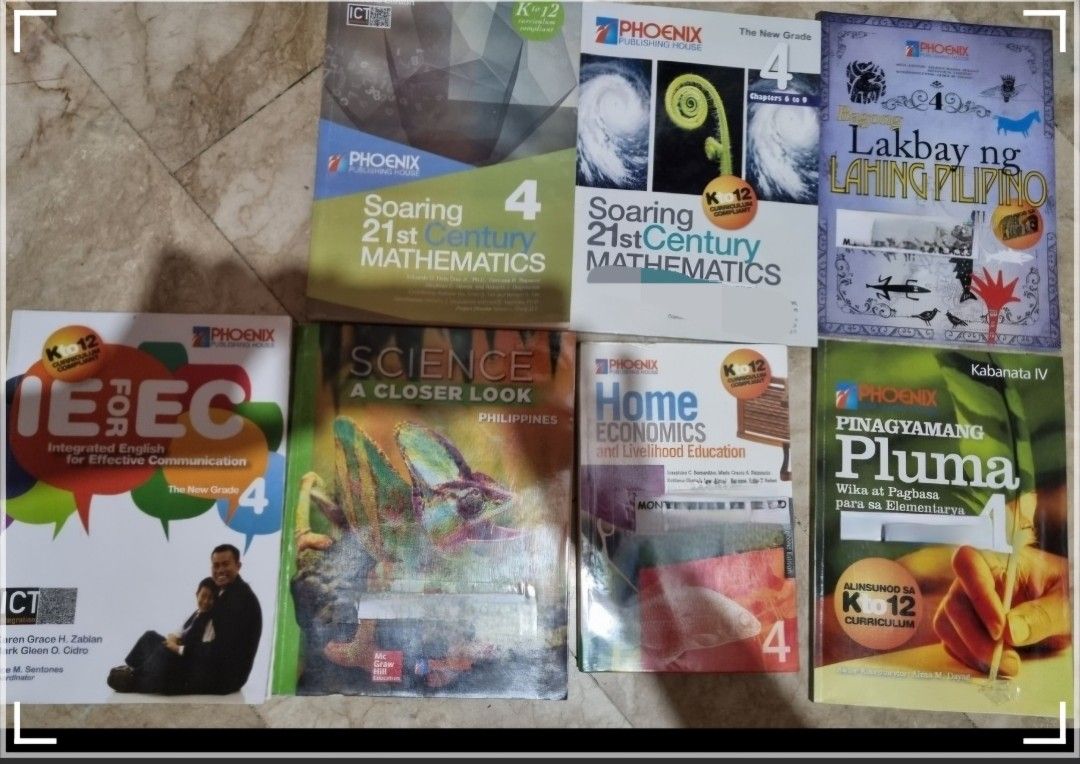 Grade 4 textbooks books (Category: Textbooks) located in Makati City. Submitted by tuffbrat (Listing ID 1356365680, Image 1). Description: .
