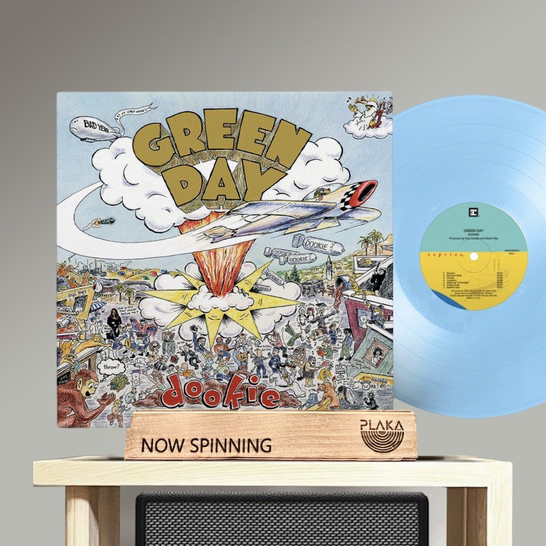 Green Day - Dookie Vinyl LP Plaka (Category: Vinyls) located in Manila. Submitted by plaka.mnl (Listing ID 1356678806, Image 1). Description: Green Day - Dookie Colored Vinyl Tracklist: A1 Burnout 2:07 A2 Having A Blast 2:45 A3 Chump 2:54 A4 Longview 3:59 A5 Welcome To Paradise 3:45 A6 Pulling Teeth 2:31 A7 Basket Case 3:01 B1 She 2:14 B2 Sassafras Roots 2:38 B3 When I Come Around 2:58 B4 Coming Clean 1:35 B5 Emenius Sleepus Lyrics By – Mike Dirn