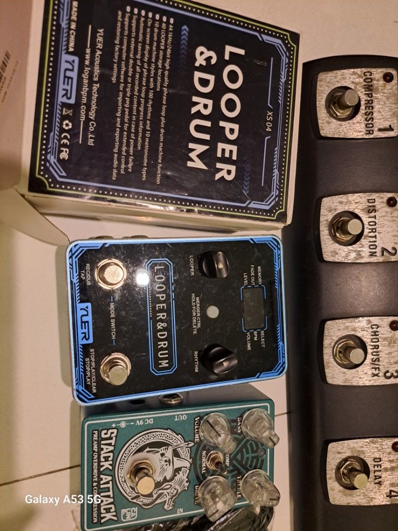 Guitar effect drum machine pedals efx multi (Category: Musical Instruments) located in Santa Rosa. Submitted by rcm066915 (Listing ID 1356761192, Image 3). Description: guitar pedals. yung looper ay may issue.