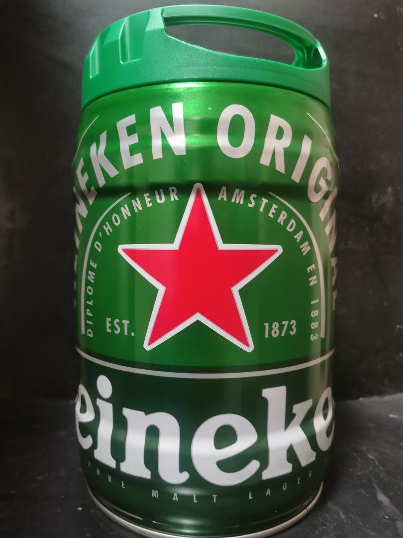 Heineken Beer Keg (Category: Beverages) located in Quezon City. Submitted by jm225 (Listing ID 1356638891, Image 2). Description: Heineken Beer Keg Pure Malt good up to 6pax once opened can store up to 30days for solo casual drinker, it will stay fresh.. for only 1345/keg perfect for summer gathering drink responsibly.