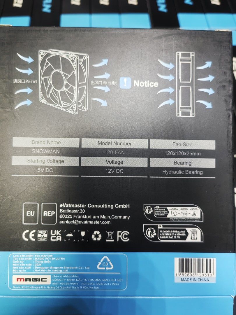 High Quality 120mm White Rgb Fan (Category: Computer Parts) located in Taguig. Submitted by j.pc_2022 (Listing ID 1356706464, Image 3). Description: High Quality 120mm White Rgb Fan Pede din wholesale P130 each 50pcs up.