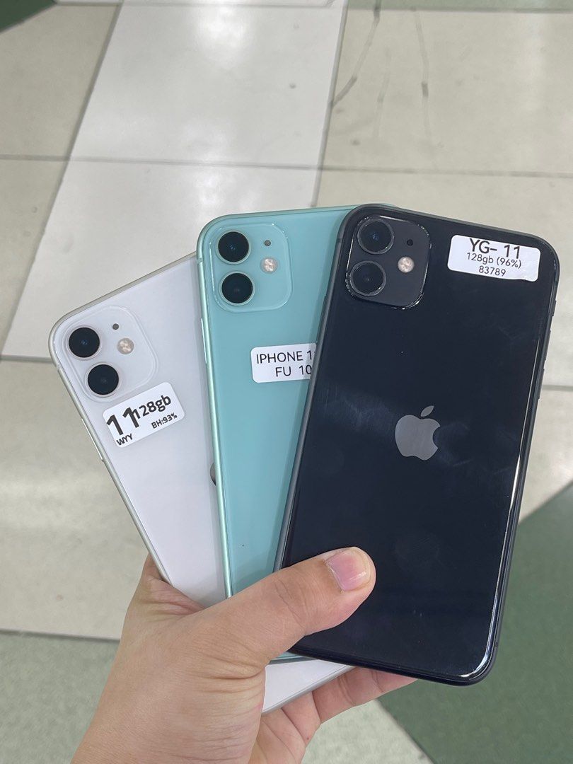 Iphone 11 128gb 90-100 Batt FU (Category: iPhone 11 Series) located in San Juan City. Submitted by javedsgadgetshop (Listing ID 1356670093, Image 1). Description: INSTALLMENT OPTIONS : SPAY LATER / GGIVES / CREDIT CARD! WE BUY AND SELL SO PWEDE MAGBINTA OR SWAP ! Quick Specs : 13,500 💵 Iphone 11 •128gb •NTC Variant •Good batt health •Factory Unlock •95% Smoothness •No hidden issue | No Repaired •100% Authentic | Not Refurbished •w/ OEM Charger &