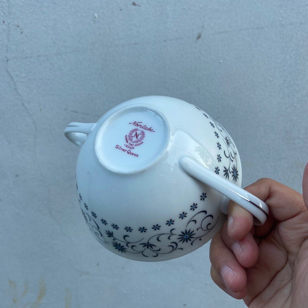 Japan Surplus Noritake Silver Queen China Soup Cup (Category: Coffee & Tea Tableware) located in Taguig. Submitted by nessyyy (Listing ID 1356717792, Image 2). Description: Japan Surplus -have 2 of this Mode of Delivery: Lalamove or Jnt only Mode of Payment: Gcash onlyy.
