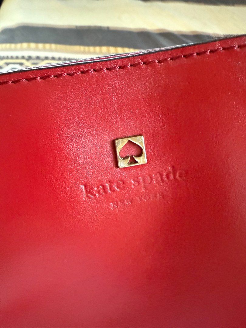 Kate Spade Tote Bag (Category: Shoulder Bags) located in Paranaque City. Submitted by ohsofancy777 (Listing ID 1356703476, Image 2). Description: Guaranteed Authentic. Bag is a bit deformed when it was stored for not using..