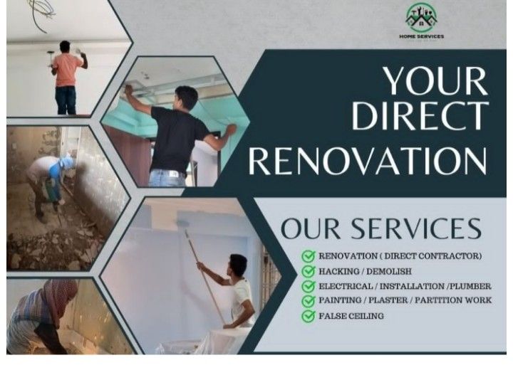 L BOX / COVE light/ false ceiling/ partition/ Hacking/ door installation/electrical installation/plumbing/ whole house renovation/ cheap renovation / Tiles installation/ floor screeding628630941936671116