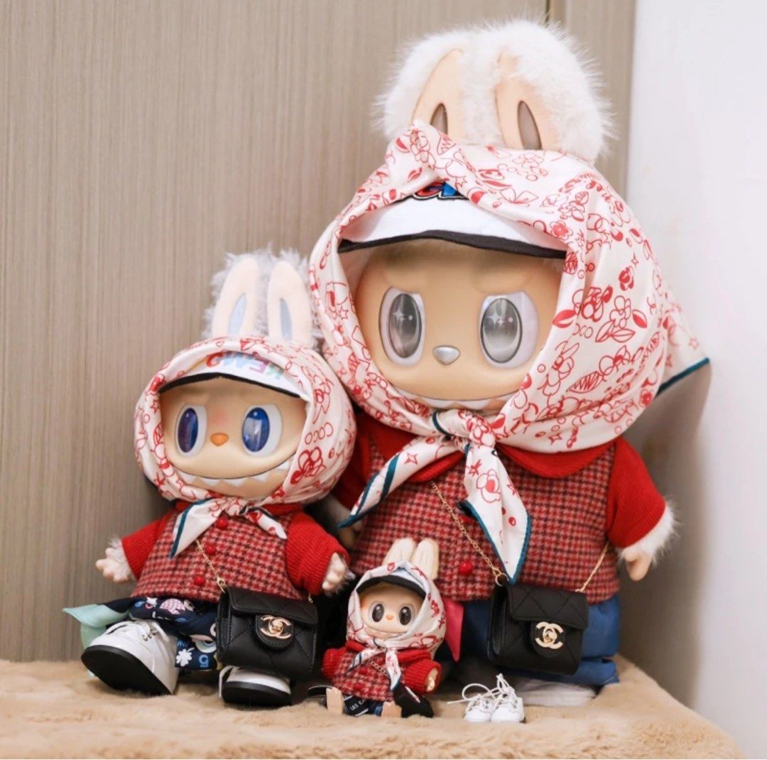 Labubu GD 同款時裝outfit G Dragon (17cm: $238) (38cm: $299