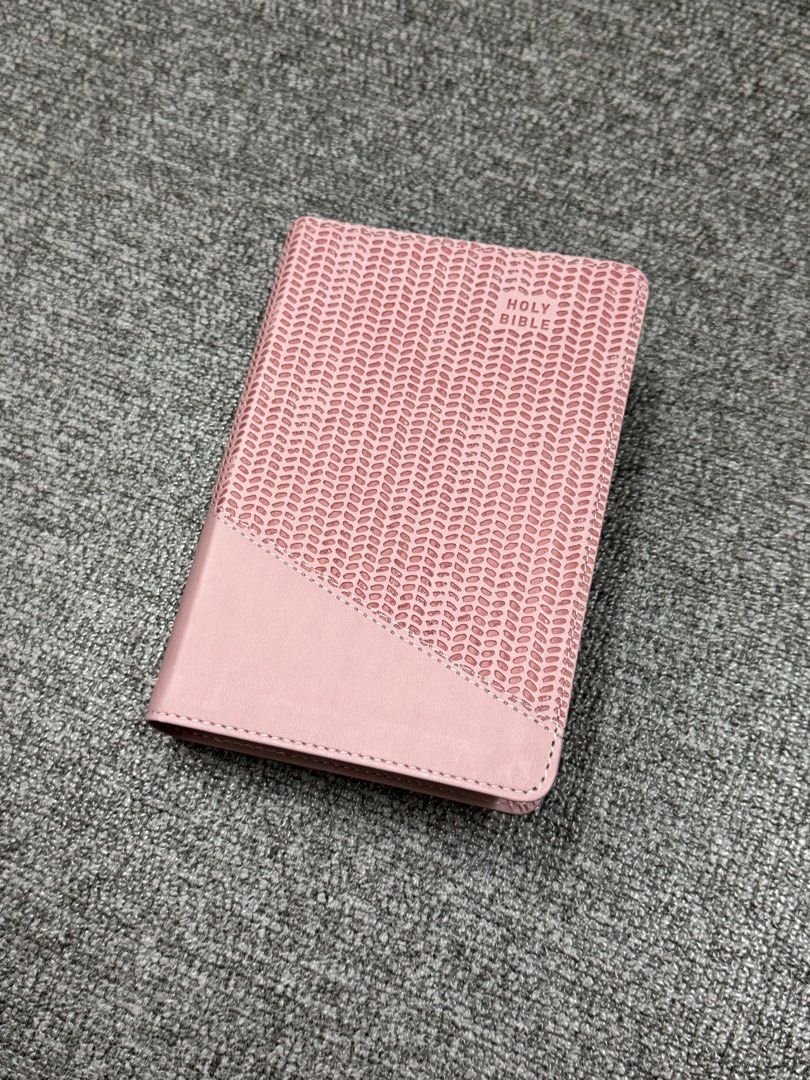 NIV Compact Reference Bible (Pink Leathersoft) (Category: Religion Books) located in Valencia. Submitted by pawprint22 (Listing ID 1356698921, Image 2). Description: The Bible for people on the go, in the perfect size The NIV Reference Bible, Compact has the features of a reference Bible in a handy, take-anywhere size. Ideal for anyone who seeks both portability and study power, this Bible features end-of-paragraph references, full-color maps, an