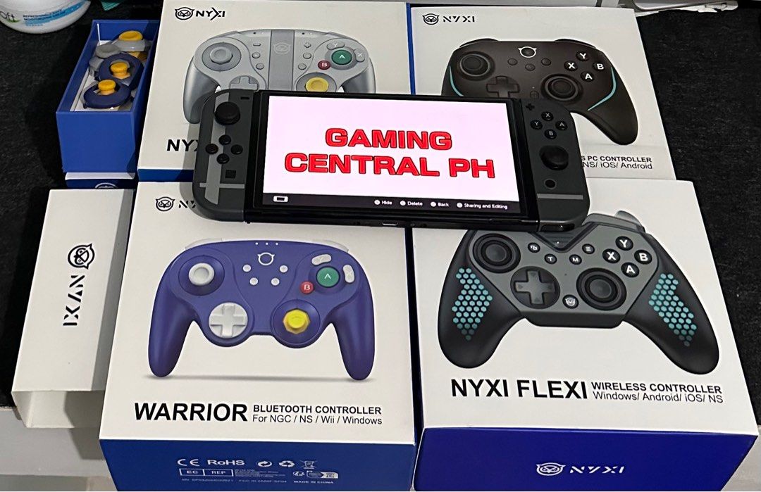 NYXI Controllers for SALE (Category: Nintendo) located in Narra. Submitted by gamingcentralph (Listing ID 1356685448, Image 1). Description: Nyxi Controllers! Hi! I am selling my review items from Nyxi. All units are good as new and was only used during my review video. I am selling them cheap since FREE ko lang sila nakuha. If hindi mabenta, for keeps nalang for my collection. You can visit my YT channel if you want a closer look of each product