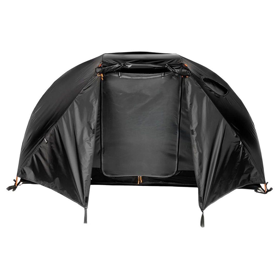 Poler Blackhole 1 Man Tent (Category: Hiking & Camping) located in Las Pinas. Submitted by mindlessghost (Listing ID 1356623285, Image 2). Description: Decluttering some personal camping stuff. Poler Blackhole 1 man tent with brand-new Poler magical footprint - (used once) Location: Las Pinas City.