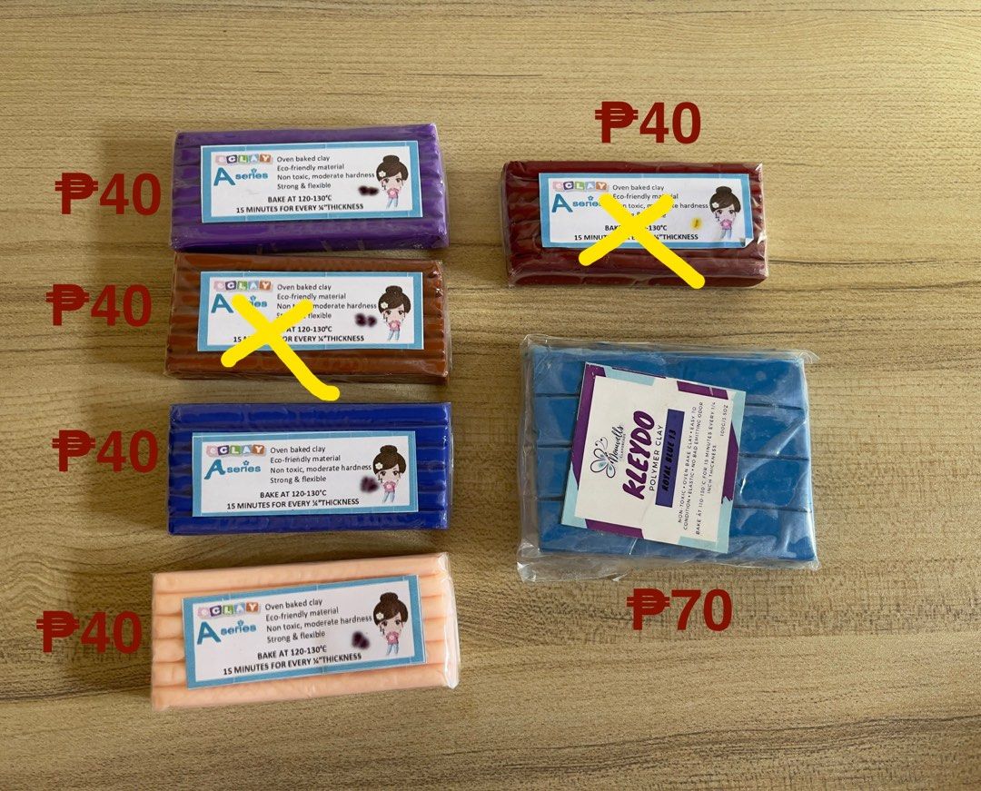 Polymer Clay for Jewelry Making (Category: Craft Supplies & Tools) located in Cavite. Submitted by mira33396 (Listing ID 1355943828, Image 1). Description: Good for making jewelry! Selling for a much lower price now! Kindly message for any questions. With freebies if you purchased above ₱400. Note: I don’t entertain rude buyers. Please no rush buying as well. NO LOW BALLERS. Never been used. Rfs: need funds and decluttering.