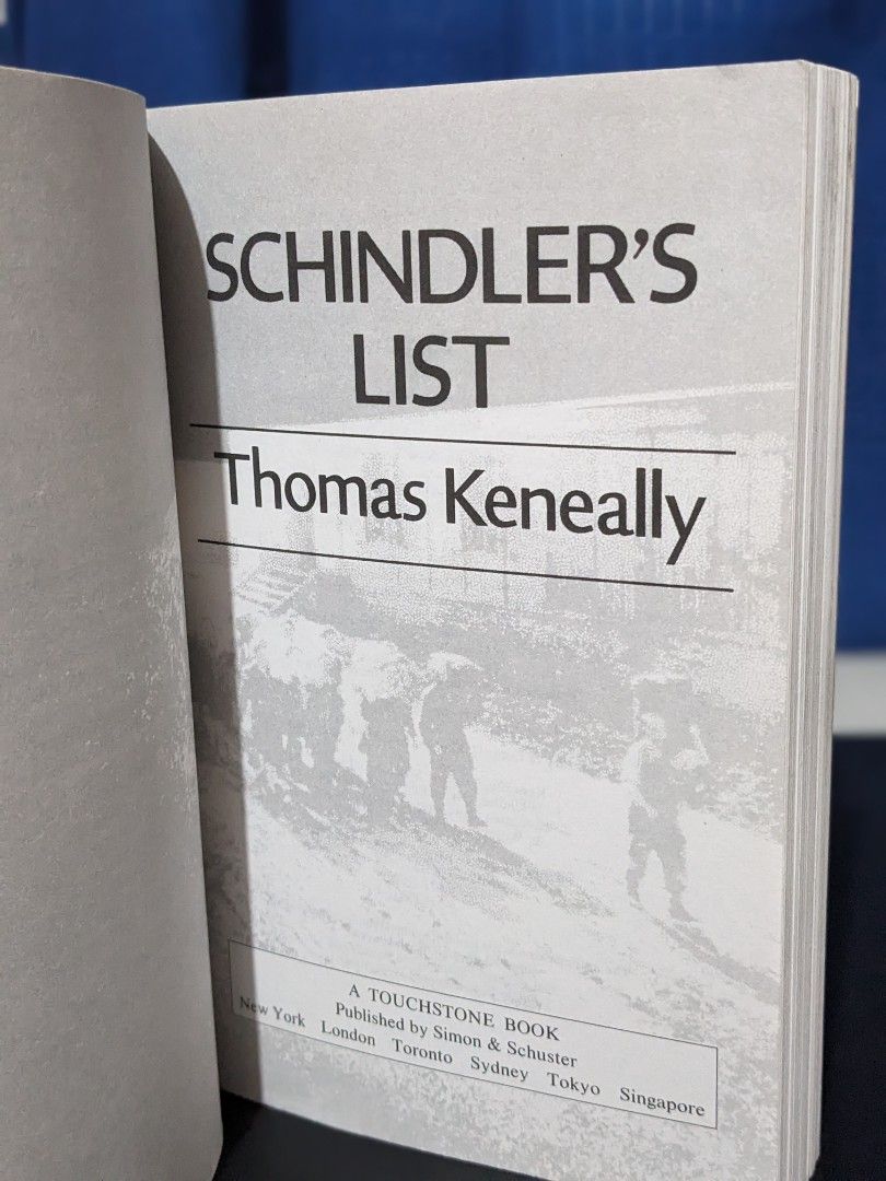 Schindler's List - Thomas Keneally (Category: Storybooks) located in Tarlac. Submitted by fosterthe (Listing ID 1356711696, Image 3). Description: Very Good condition Trade paperback No issues GCASH/LBC/JNT.