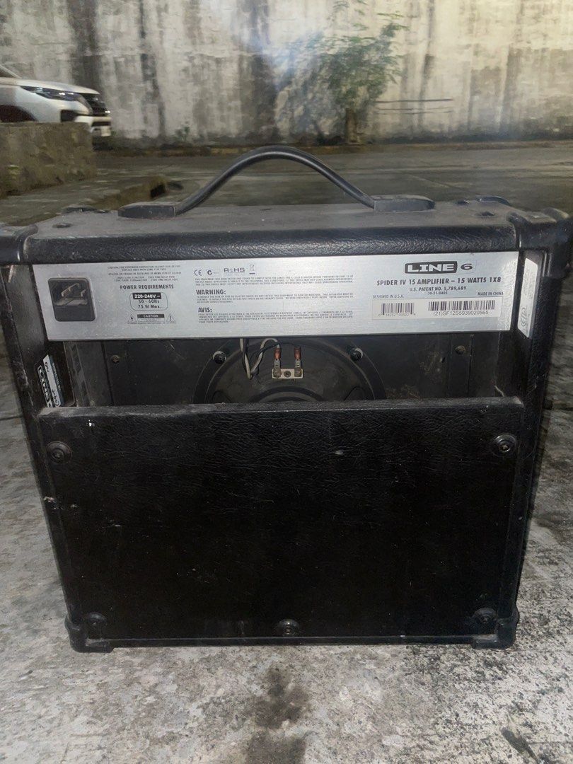 Spider IV 15 Amplifier 15watts 1x8 (Category: Soundbars, Speakers & Amplifiers) located in Quezon City. Submitted by shndm25 (Listing ID 1356656886, Image 2). Description: Still negotiable RFS: Decluttering .