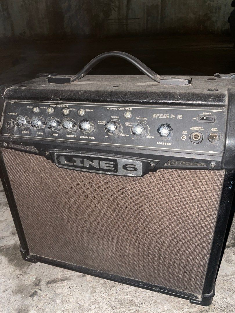 Spider IV 15 Amplifier 15watts 1x8 (Category: Soundbars, Speakers & Amplifiers) located in Quezon City. Submitted by shndm25 (Listing ID 1356656886, Image 1). Description: Still negotiable RFS: Decluttering .