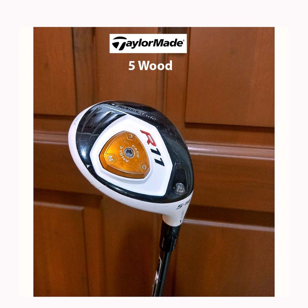 TAYLORMADE R11 5 Wood Fairway 19 degrees Motore Fujikara Graphite Shaft ...