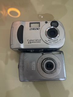 untested camera set (Sony cybershot p-31 & Canon Ixus 65)