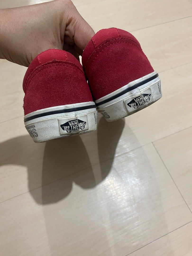 Vans Red (Category: Sneakers) located in Quezon City. Submitted by pula_ (Listing ID 1356259121, Image 2). Description: RFS: decluttering Size: US 4, UK 3, 22cm .