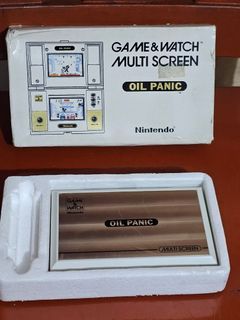 Vintage Nintendo Game &Watch Multi Screen Oil Panic