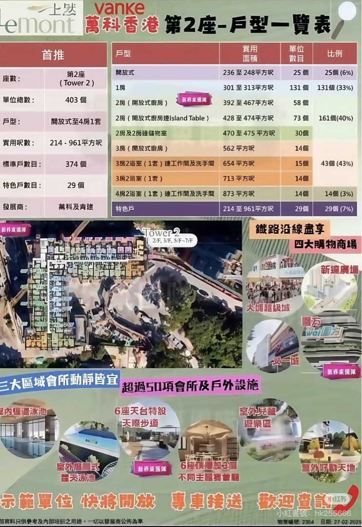 **Vanke**'s brand new development in Tai Po District, "Shang Ran," offers one-bedroom units with only HK$1 million stamp duty! 🤩 Second round launch with additional units under the new 1+1 plan!!!63437621748353113