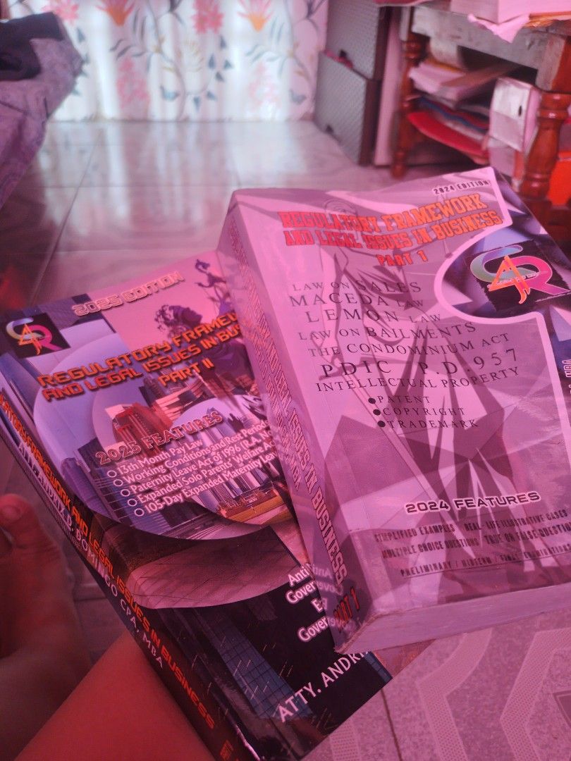 ACCOUNTING BOOKS (Category: Textbooks) located in Manila. Submitted by uniirh4449272 (Listing ID 1356866638, Image 2). Description: 📌📌📌 FOR SALE ACCOUNTING BOOKS 💜 REGULATORY FRAMEWORK IN LEGAL ISSUES IN BUSSINESS ( RFLIB ) PART 1 AND PART 2 by ANDRIX DOMINGO 💜 STRATEGIC COST MANAGEMENT ( scm ) ( strat ) by Karim Abitago 2024 edition - 20 pieces available 💜 OBLIGATIONS AND CONTRACTS ( oblicon ) by Andrix Domingo 4th edition ( 12 pieces avai