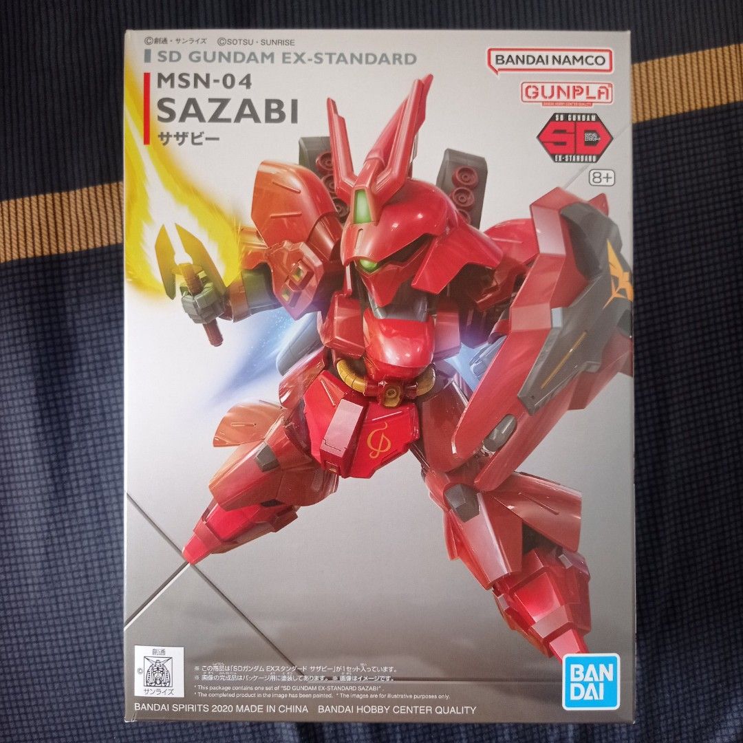 Bandai SD EX Sazabi High Grade Gundam mecha robot model kit toys action figure collect (Category: Gundam & Model Kits) located in Cavite. Submitted by danielartifox (Listing ID 1356905219, Image 1). Description: P500 Bandai SD EX Sazabi Pick up, Location: Dasmarinas Cavite, Gasso Dbb f Available For shop** ee Check out and shipping w/ additional charges.