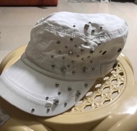 Breton studded hat (Category: Caps & Hats) located in Cavite. Submitted by sinacccc (Listing ID 1356921267, Image 1). Description: Very Good condition, You're just gonna wear it.