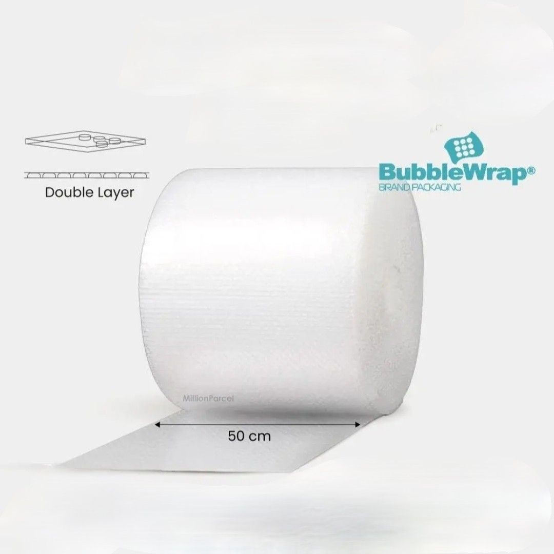 Bubble Wrap (Category: Home Improvement Tools & Accessories) located in Singapore. Submitted by dolphinz (Listing ID 1356913382, Image 1). Description: Double Layer 50 x 300ft (91m) .